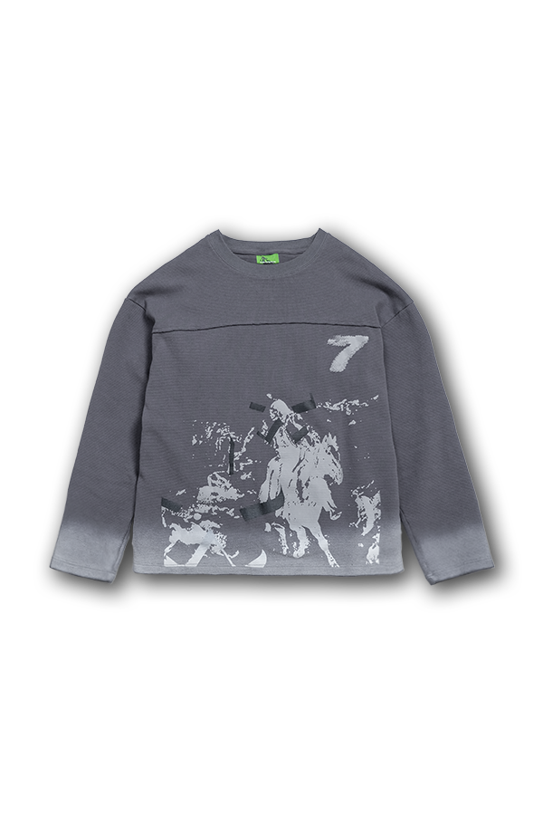 graphite in-pursuit cotton thermal longsleeve