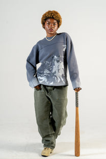 graphite in-pursuit cotton thermal longsleeve
