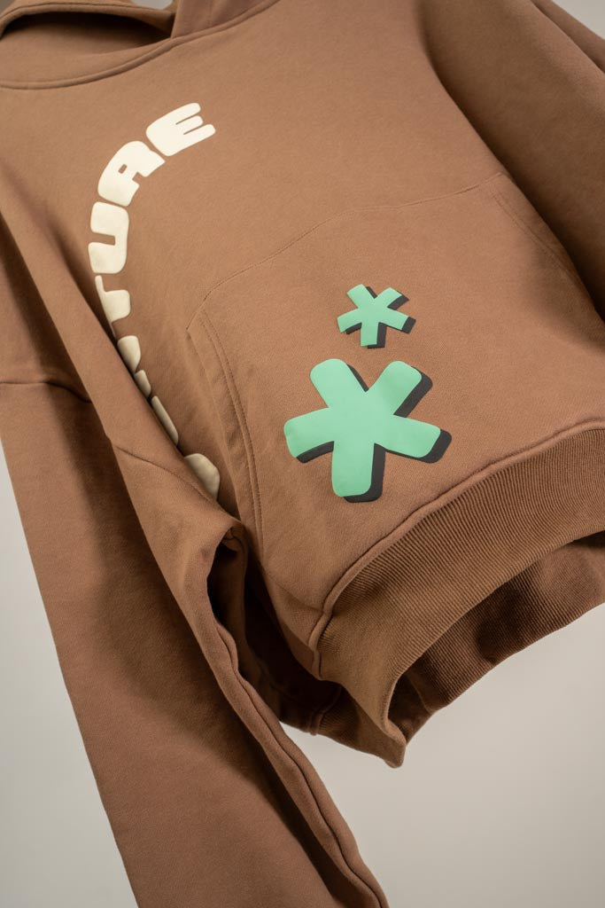 taupe kaizen french terry hoodie