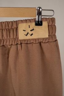 taupe kaizen french terry sweatpants